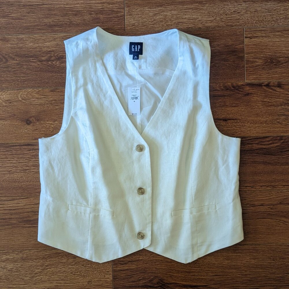 NWT GAP Linen Vest